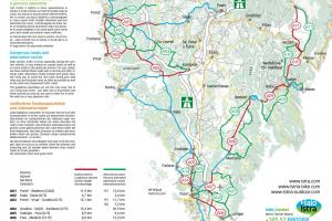 Tips for safe cycling - Map/poster