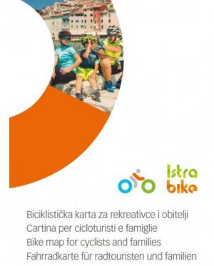 Fahrradkarte für Radtouristen und Familien: Rovinj/Vrsar/Bale/ Svetvinčenat/Kanfanar
